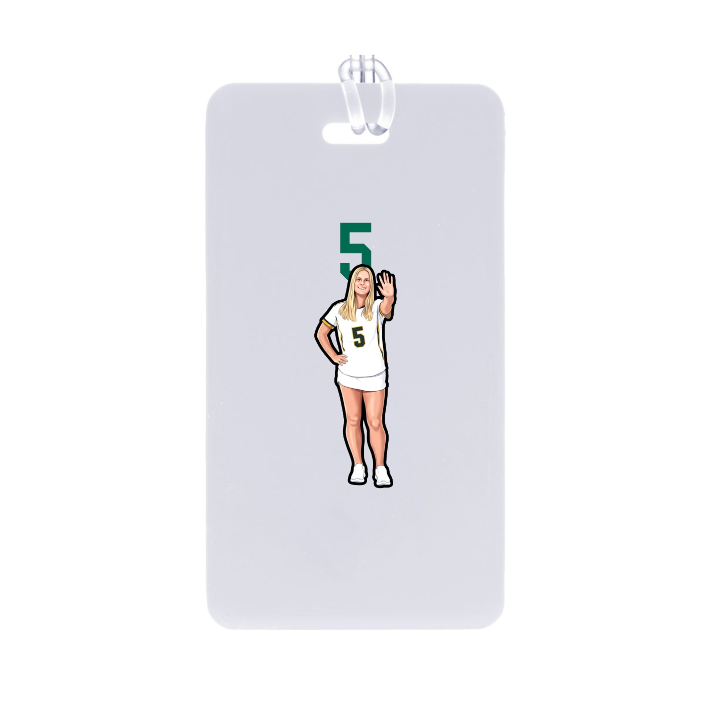 Bag Tag — Number Top in Classic