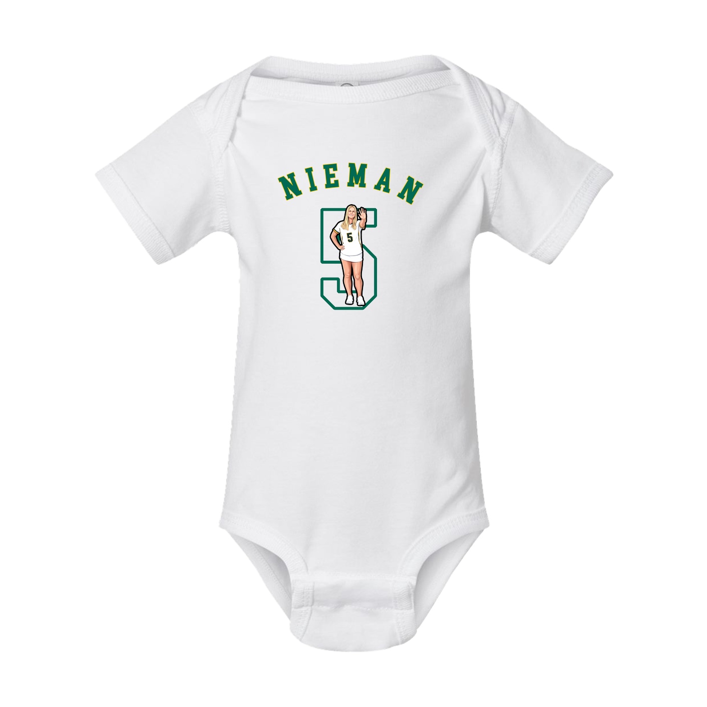 Baby Onesie — Shirsey Arch in White