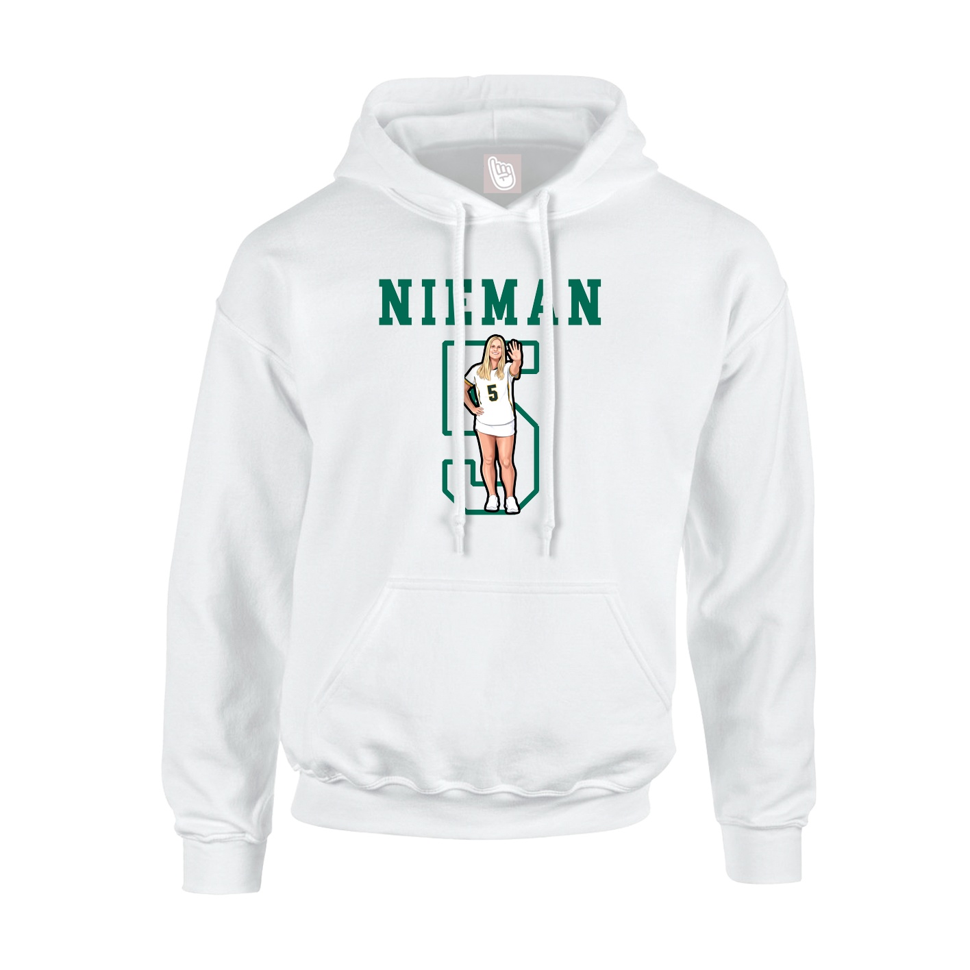 Youth Hoodie — Shirsey in White