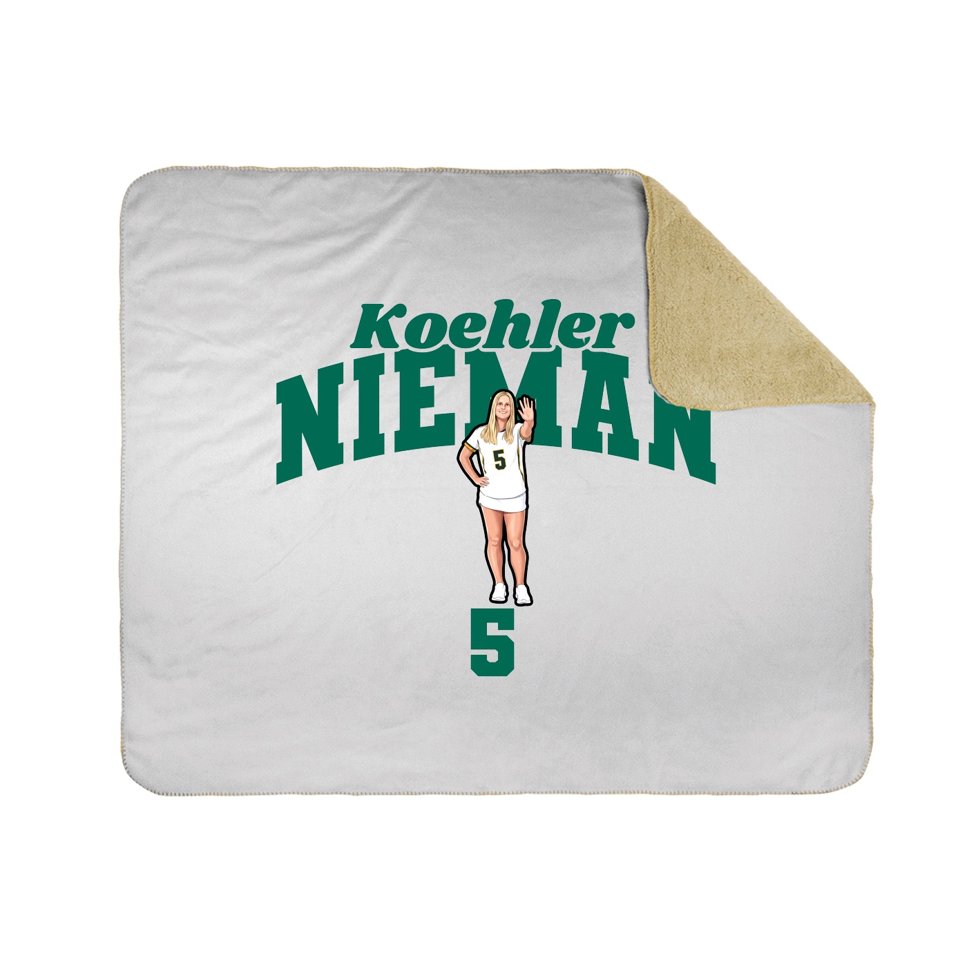 Throw Blanket — Signature Arch in White