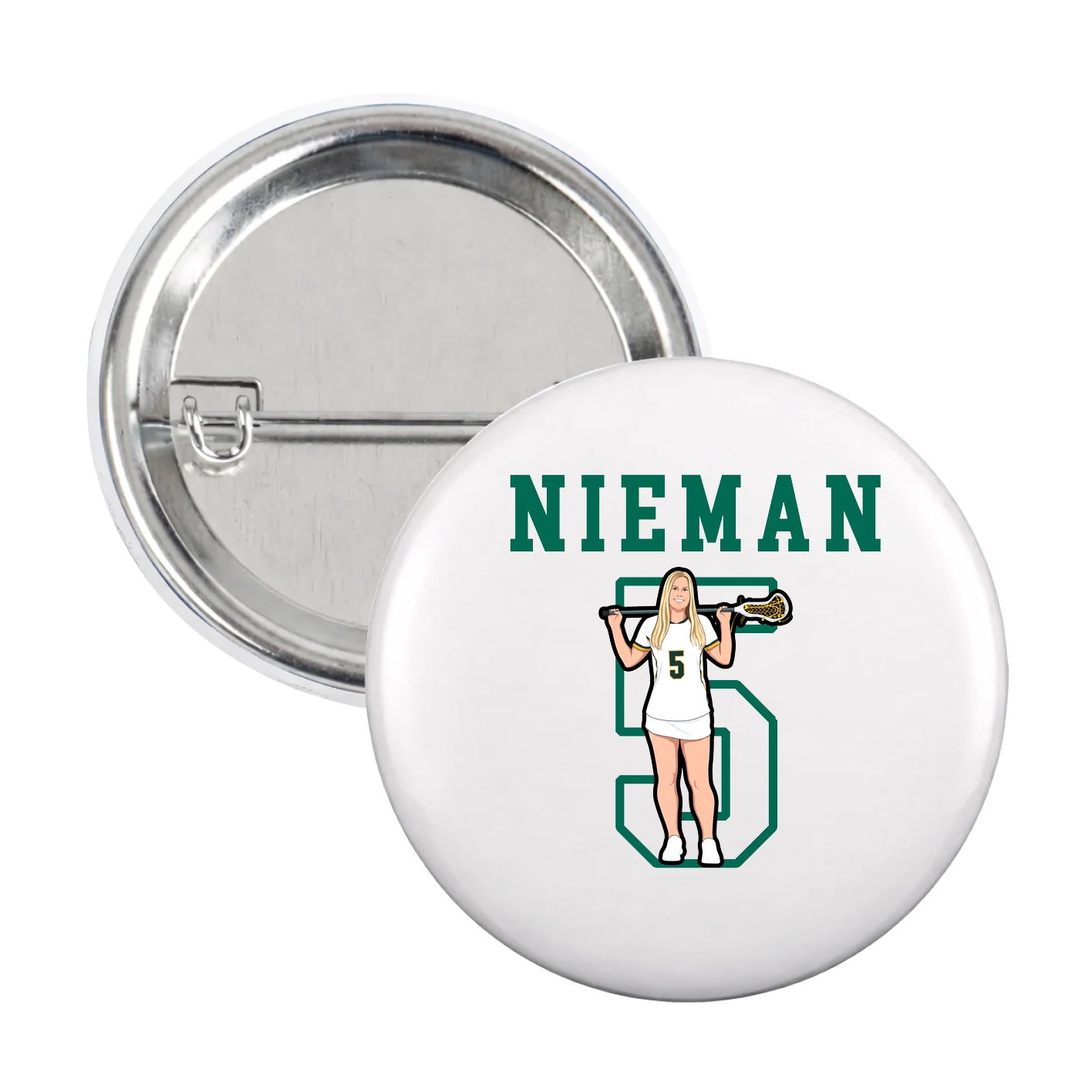 Game Day Button — Shirsey in White
