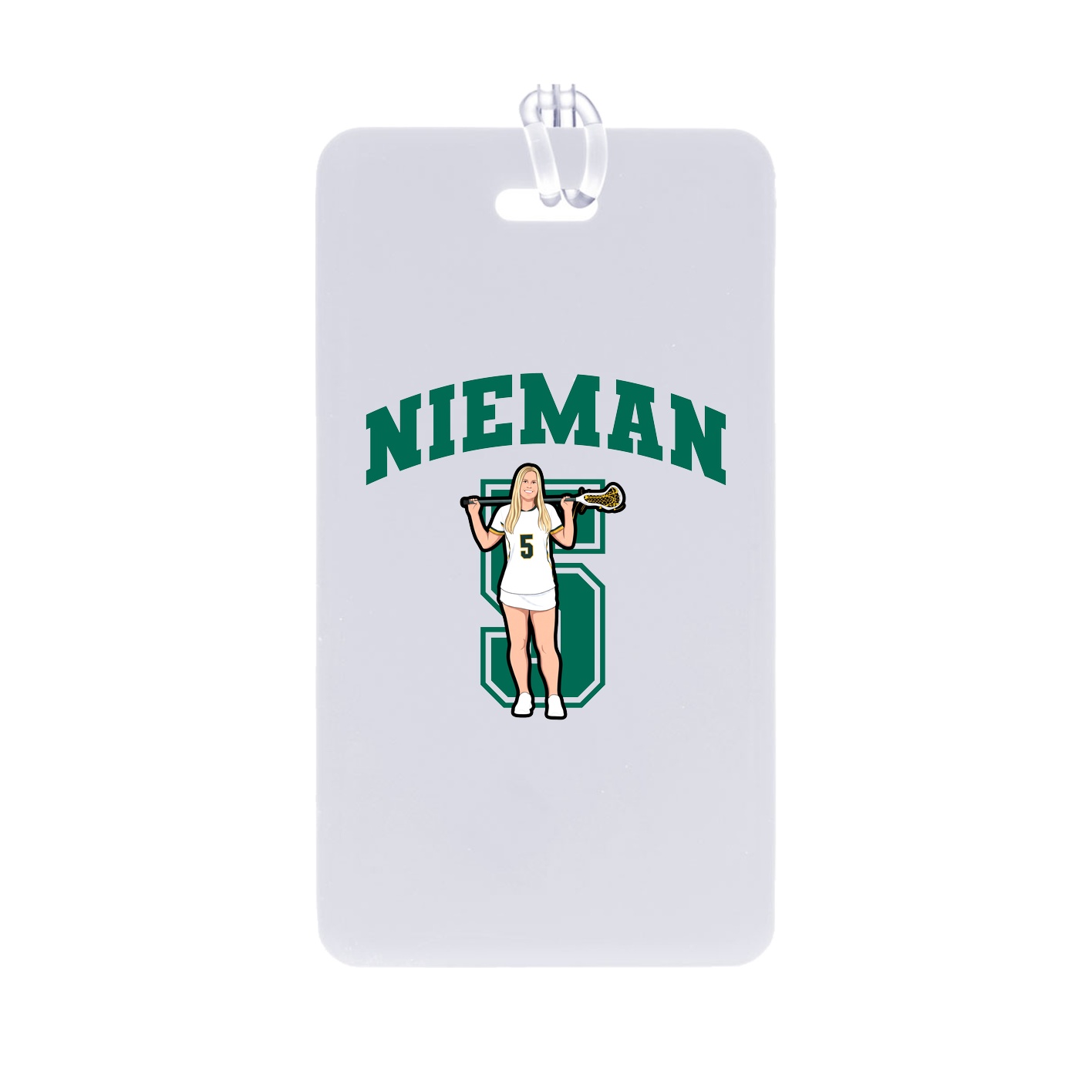 Bag Tag — Number in Classic