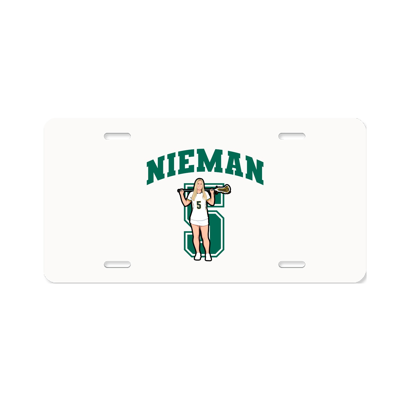 License Plate — Number in Classic