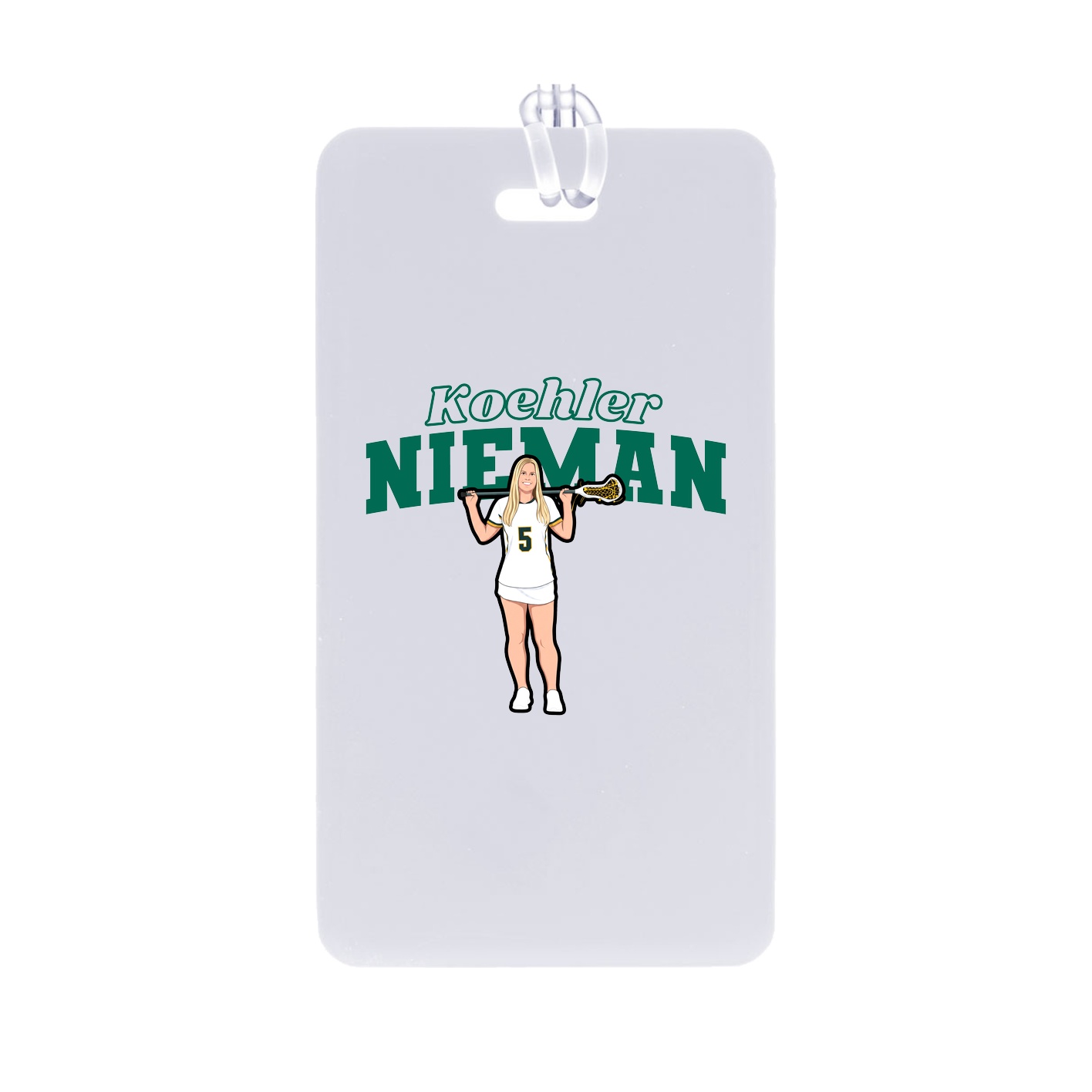 Bag Tag — Name Arch in Classic
