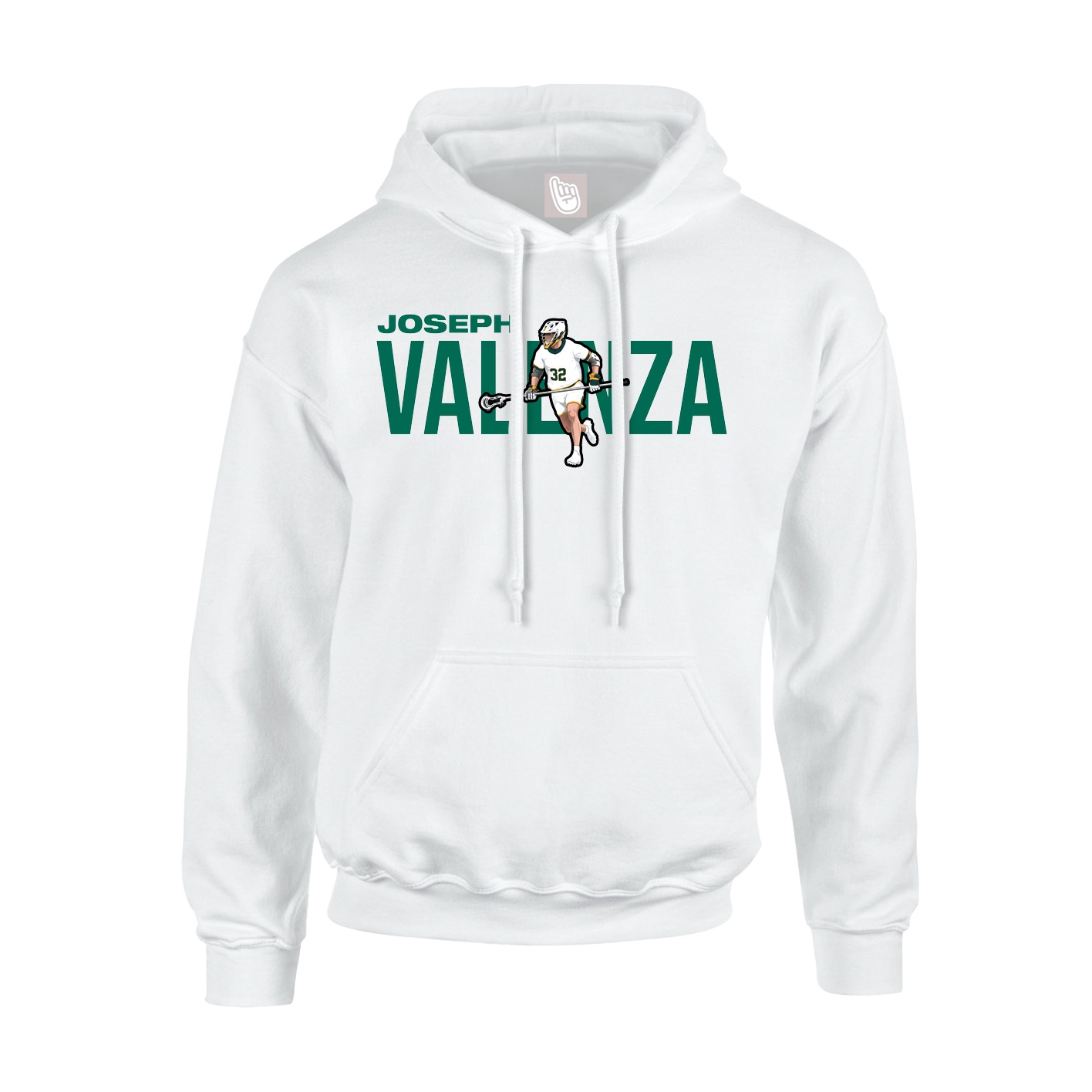 Hoodie — Player Name in White