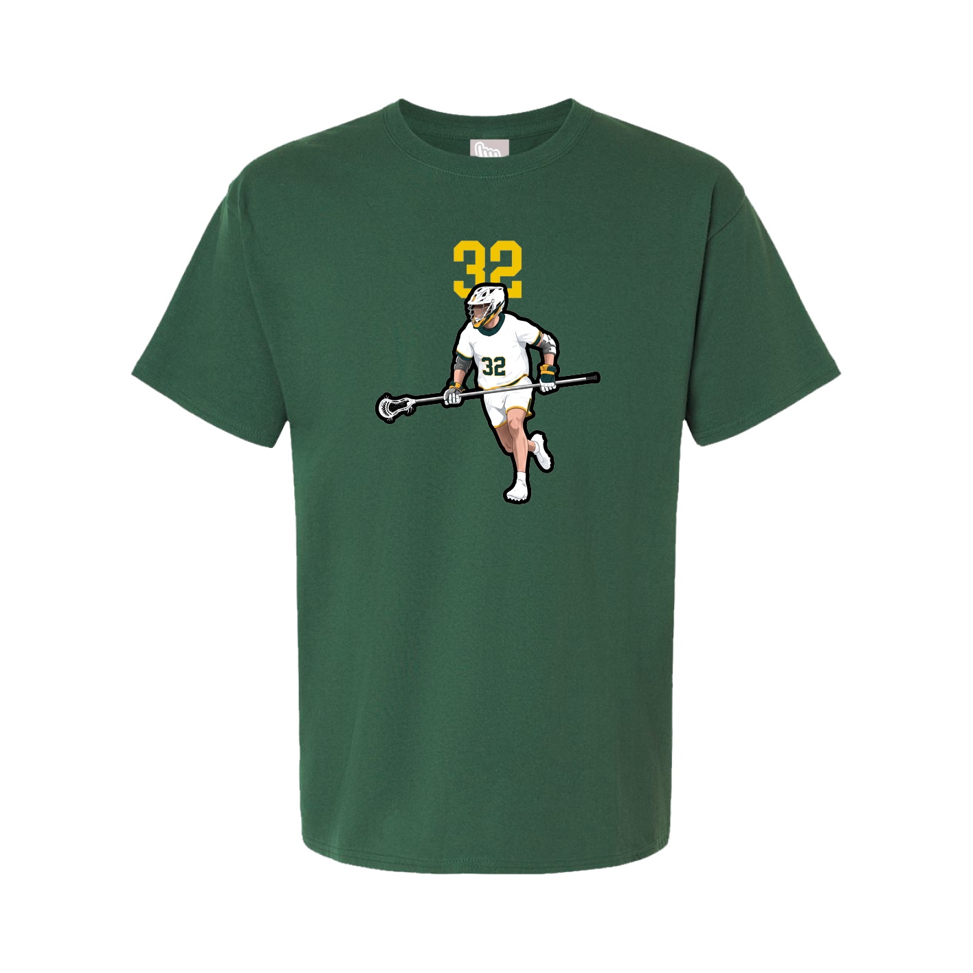 Youth Tee — Number Top in Green