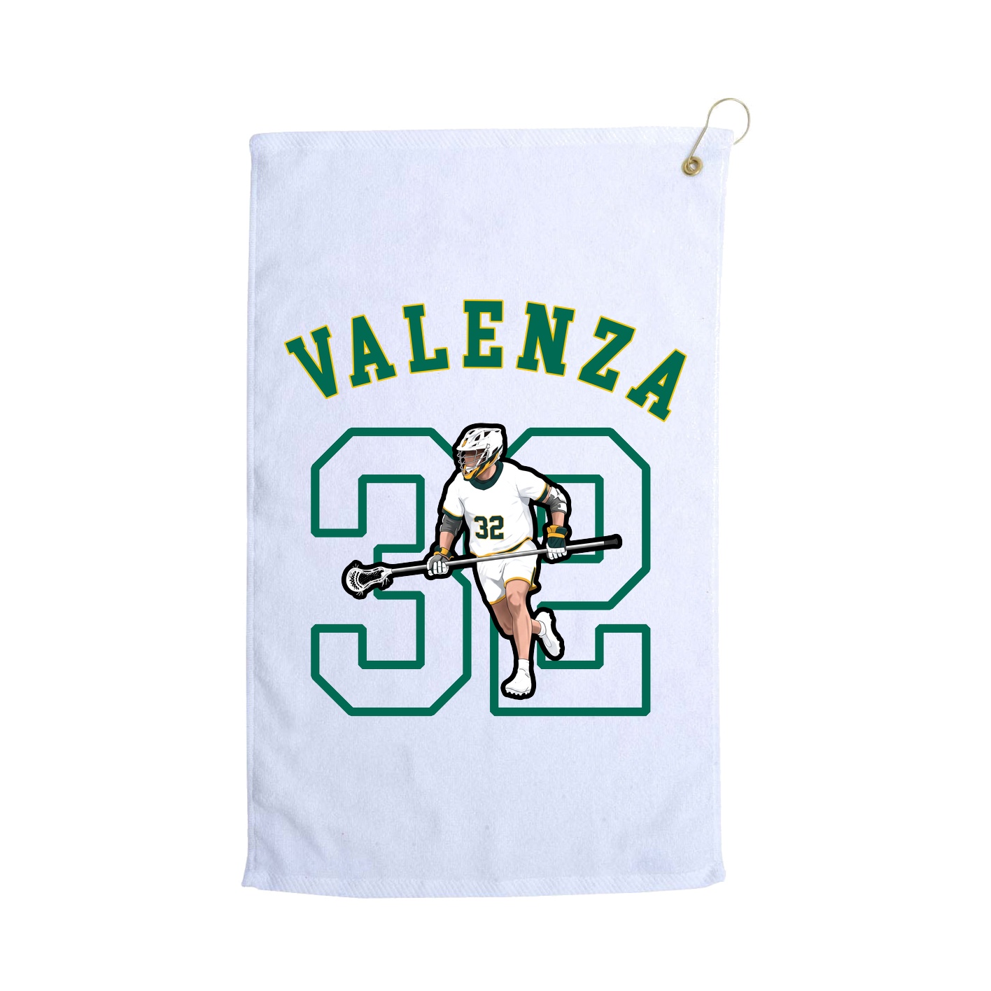 Golf Towel — Shirsey Arch in White
