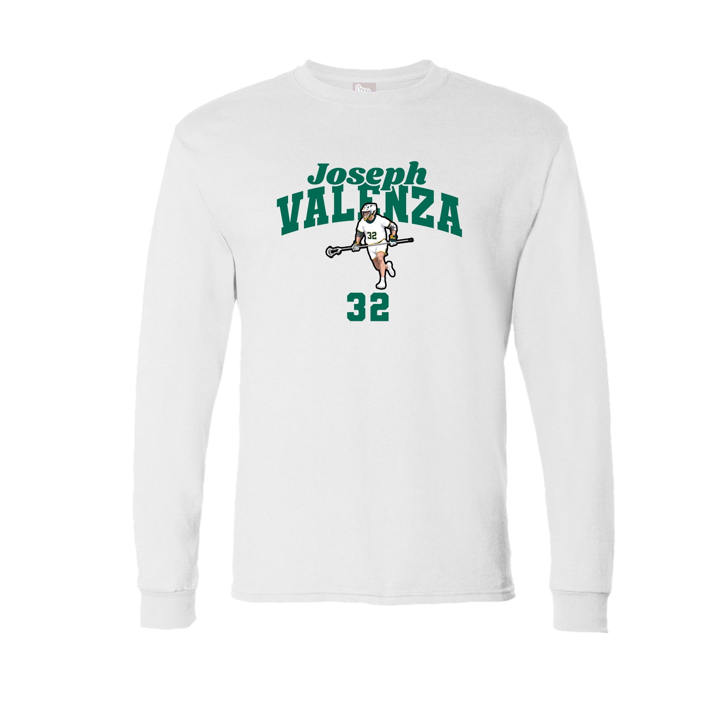 Long Sleeve Tee — Signature Arch in White