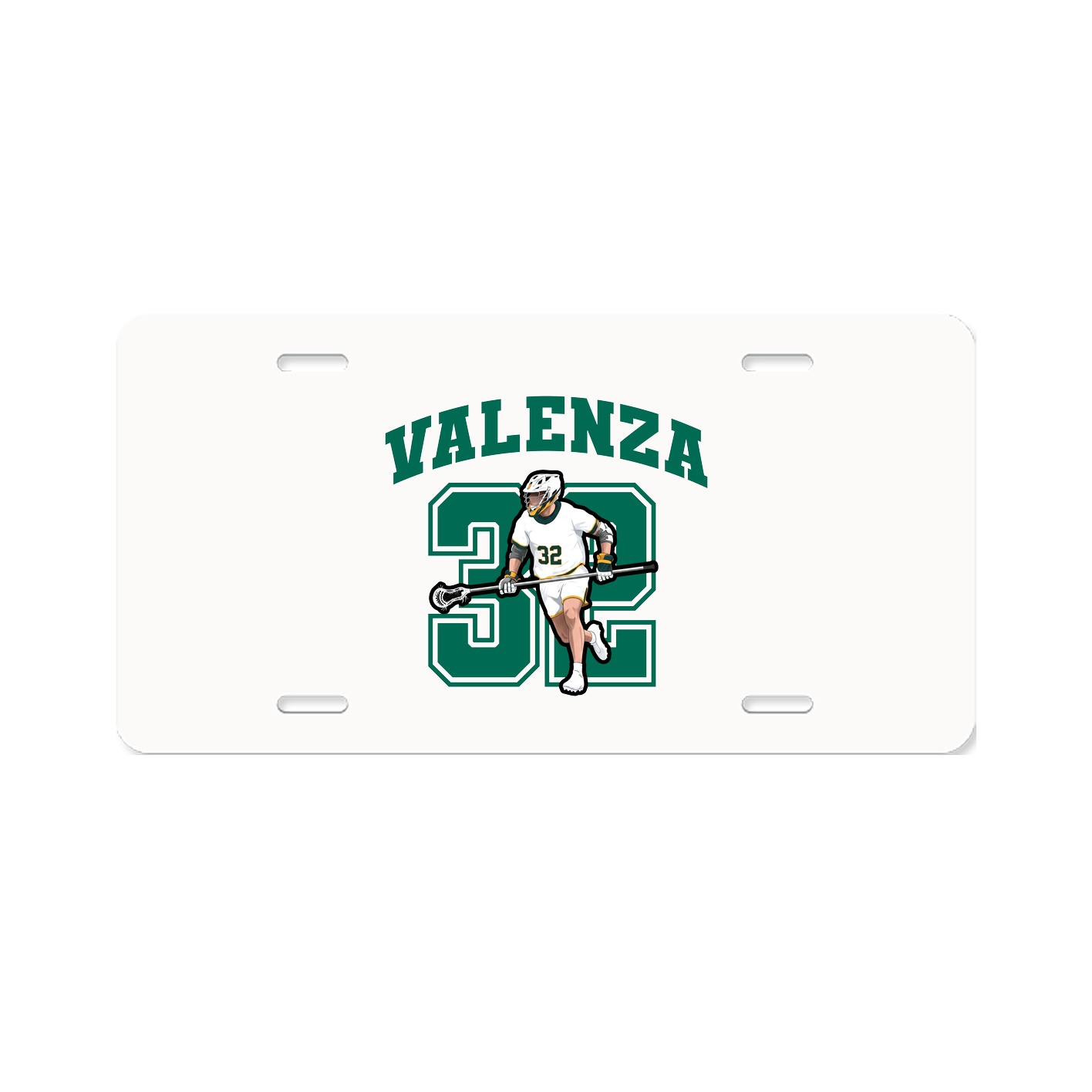 License Plate — Number in Classic