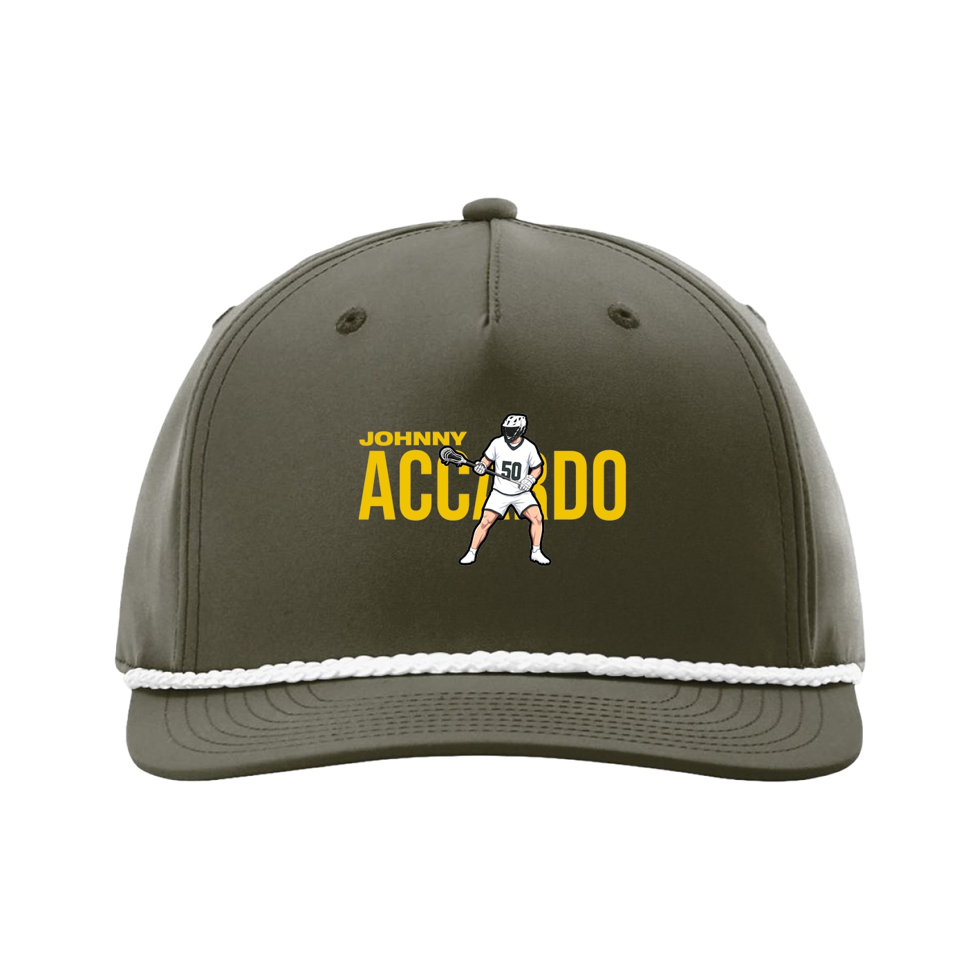 Five-Panel Classic Rope Cap — Player Name in Green