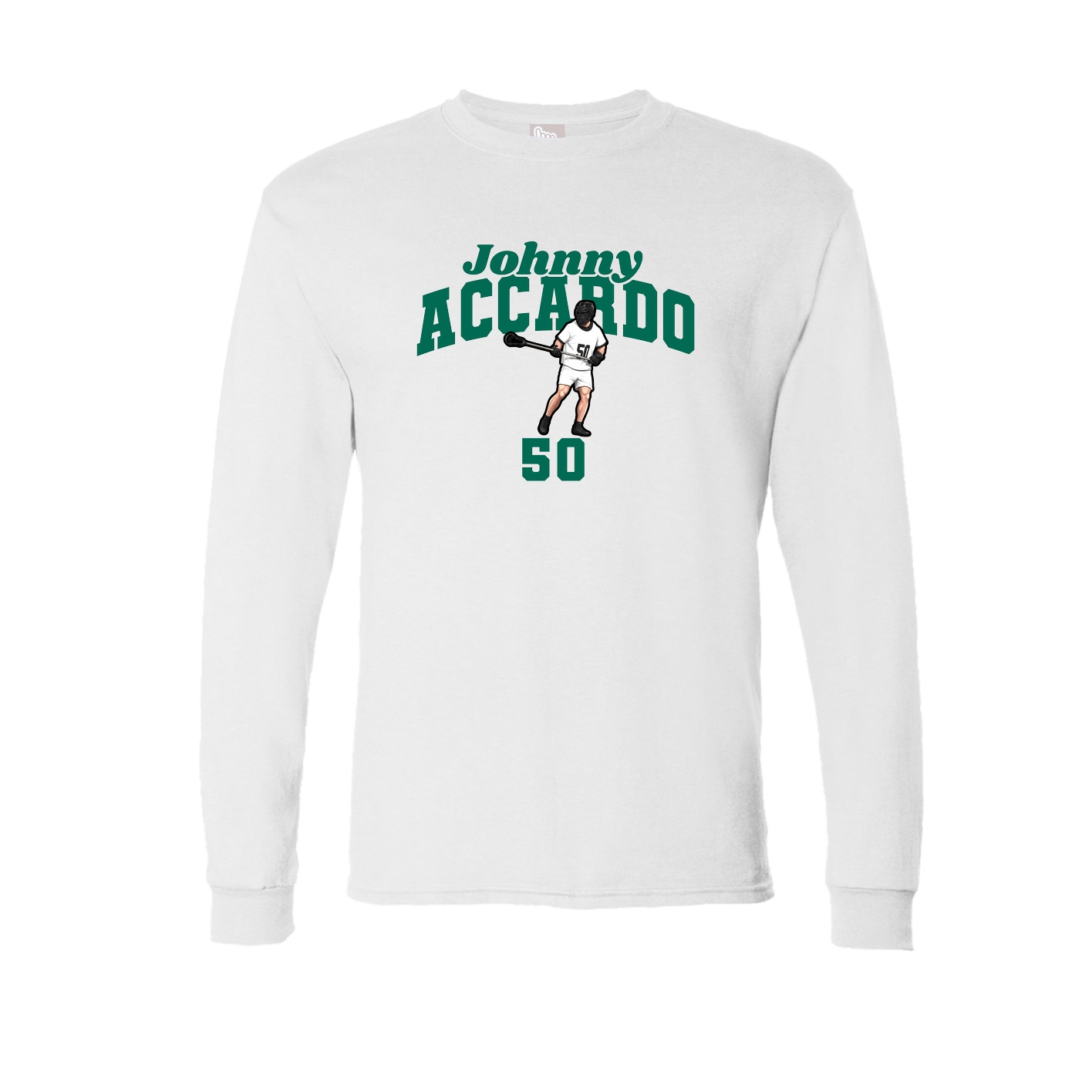 Long Sleeve Tee — Signature Arch in White