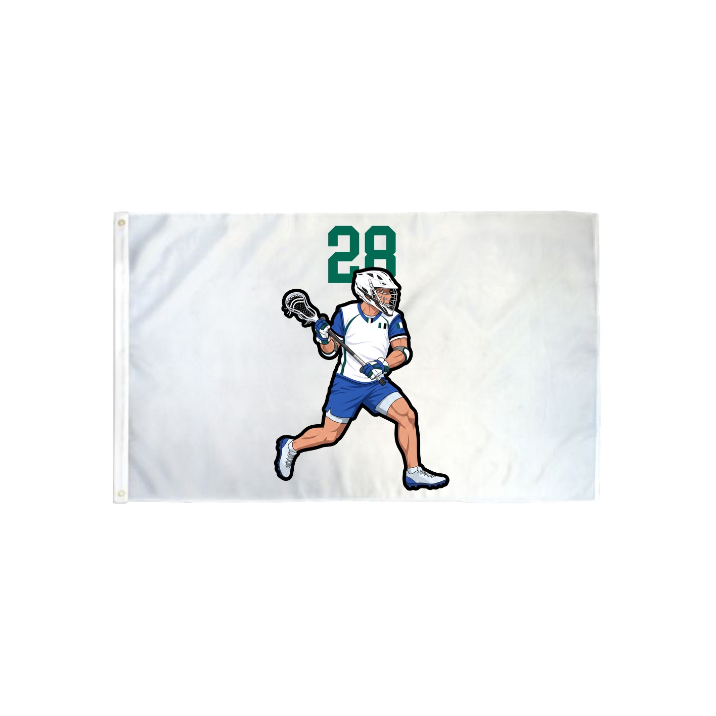 3x5 Flag — Number Top in Classic