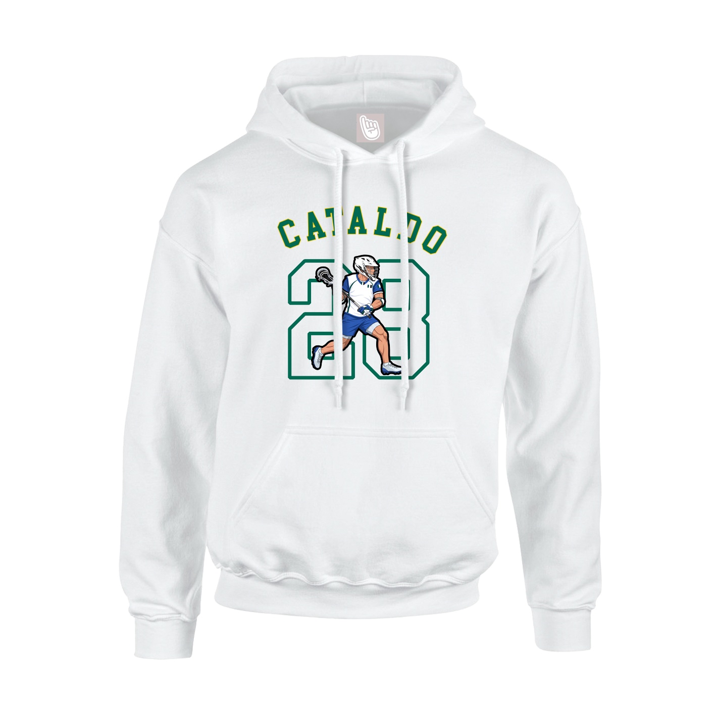 Hoodie — Shirsey Arch in White