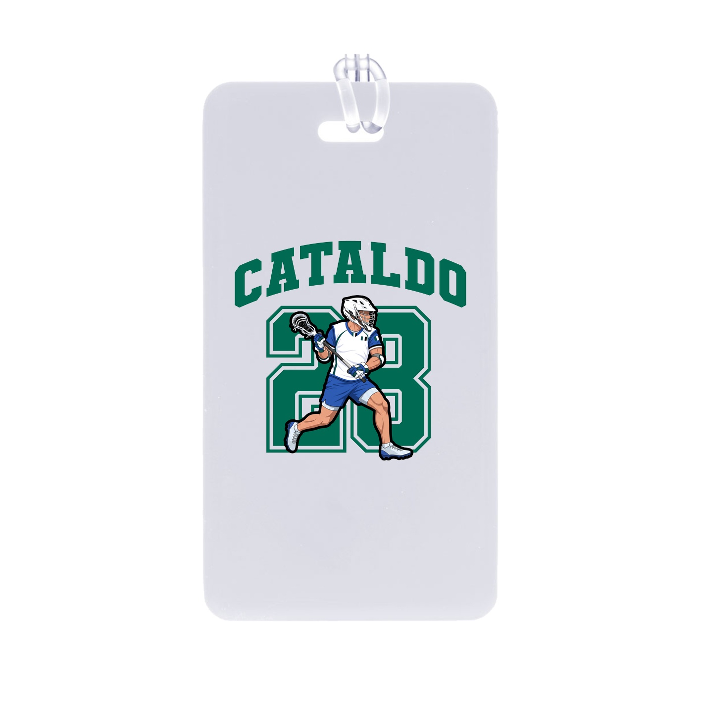 Bag Tag — Number in Classic
