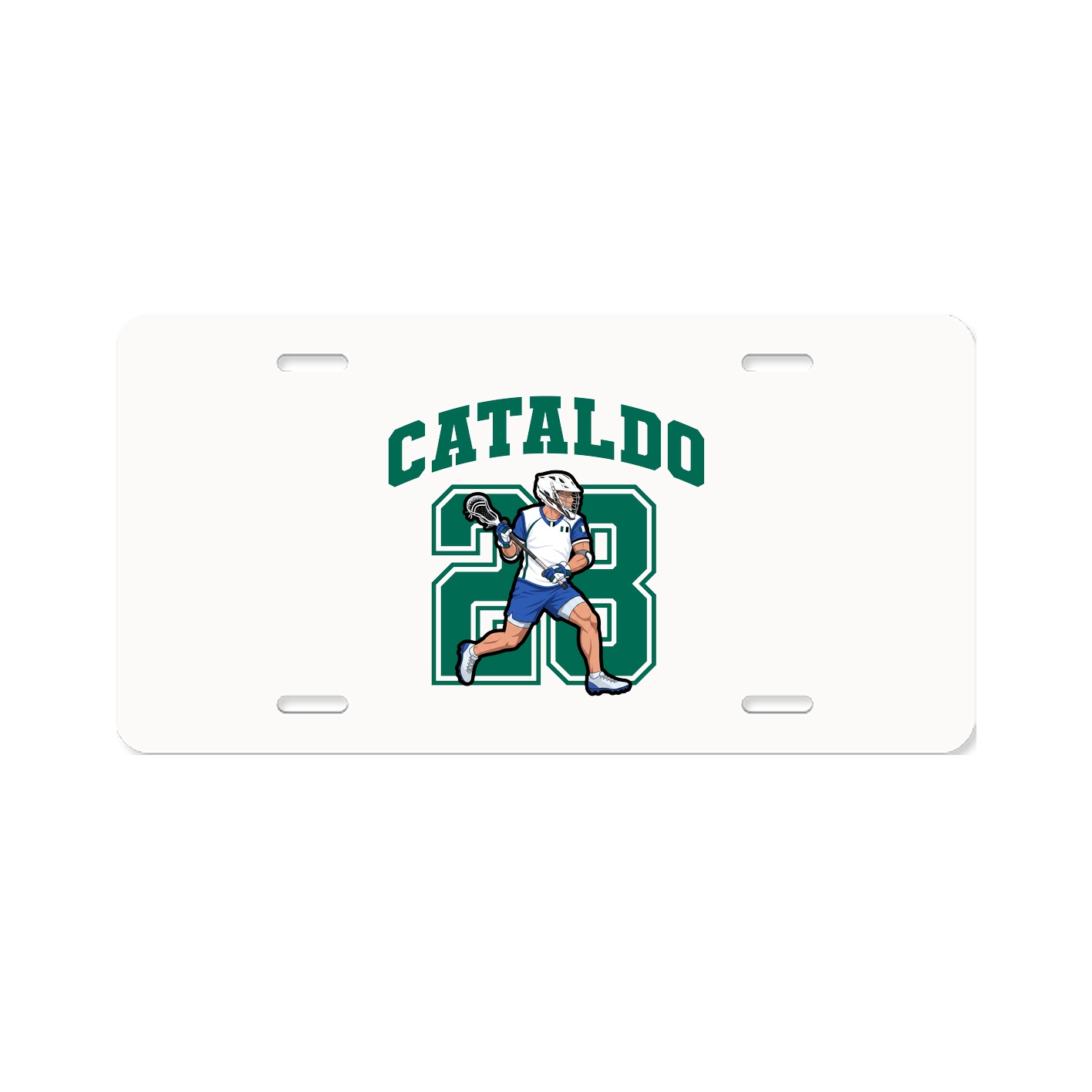 License Plate — Number in Classic