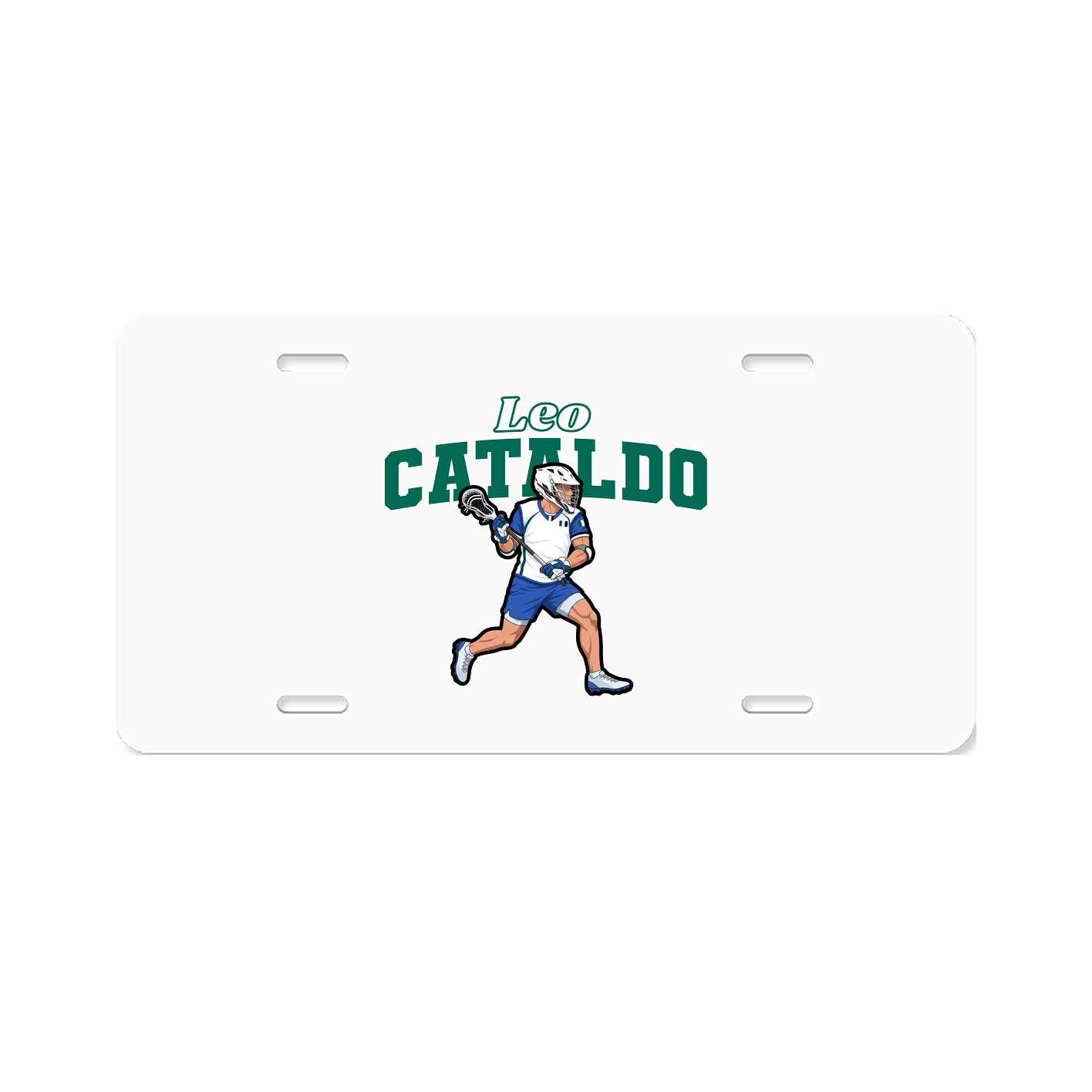 License Plate — Name Arch in Classic