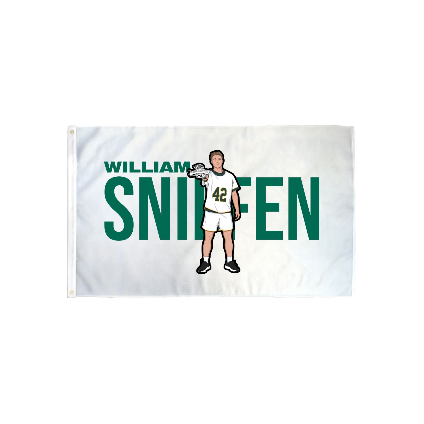 3x5 Flag — Player Name in Classic