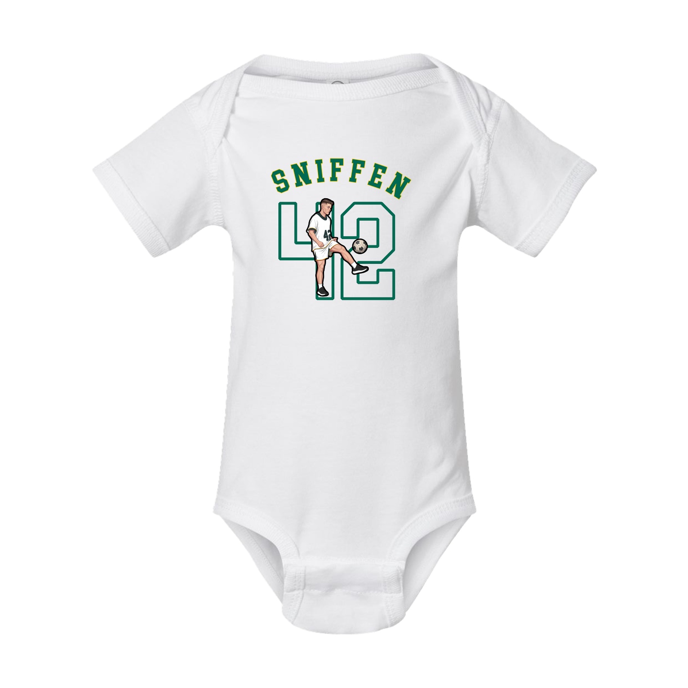 Baby Onesie — Shirsey Arch in White