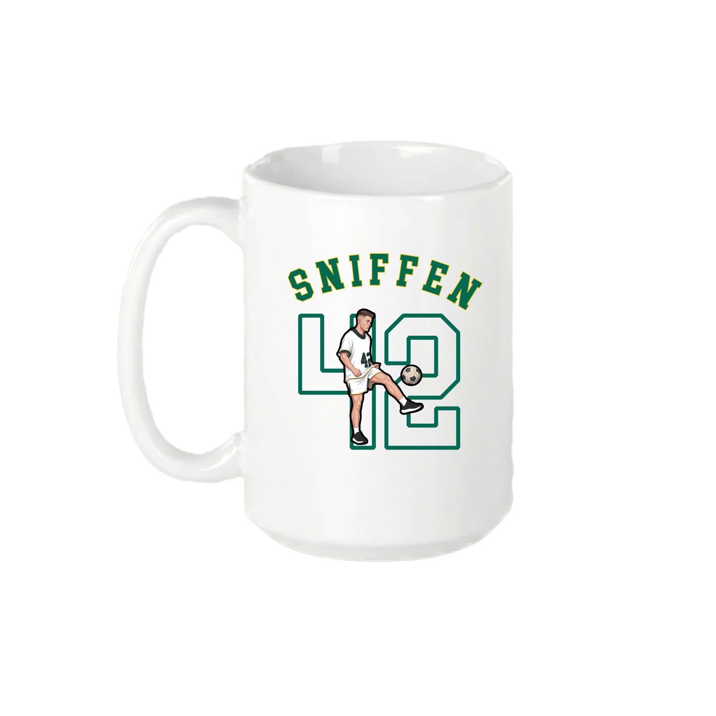 15oz Coffee Mug — Shirsey Arch in White