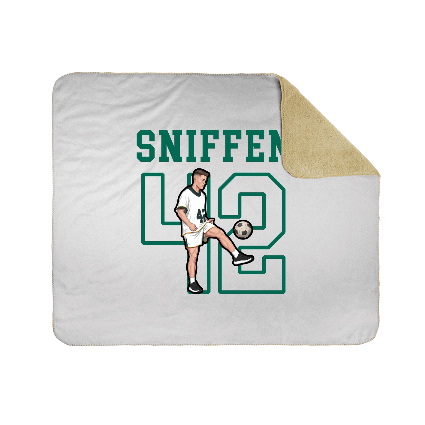 Throw Blanket — Shirsey in White