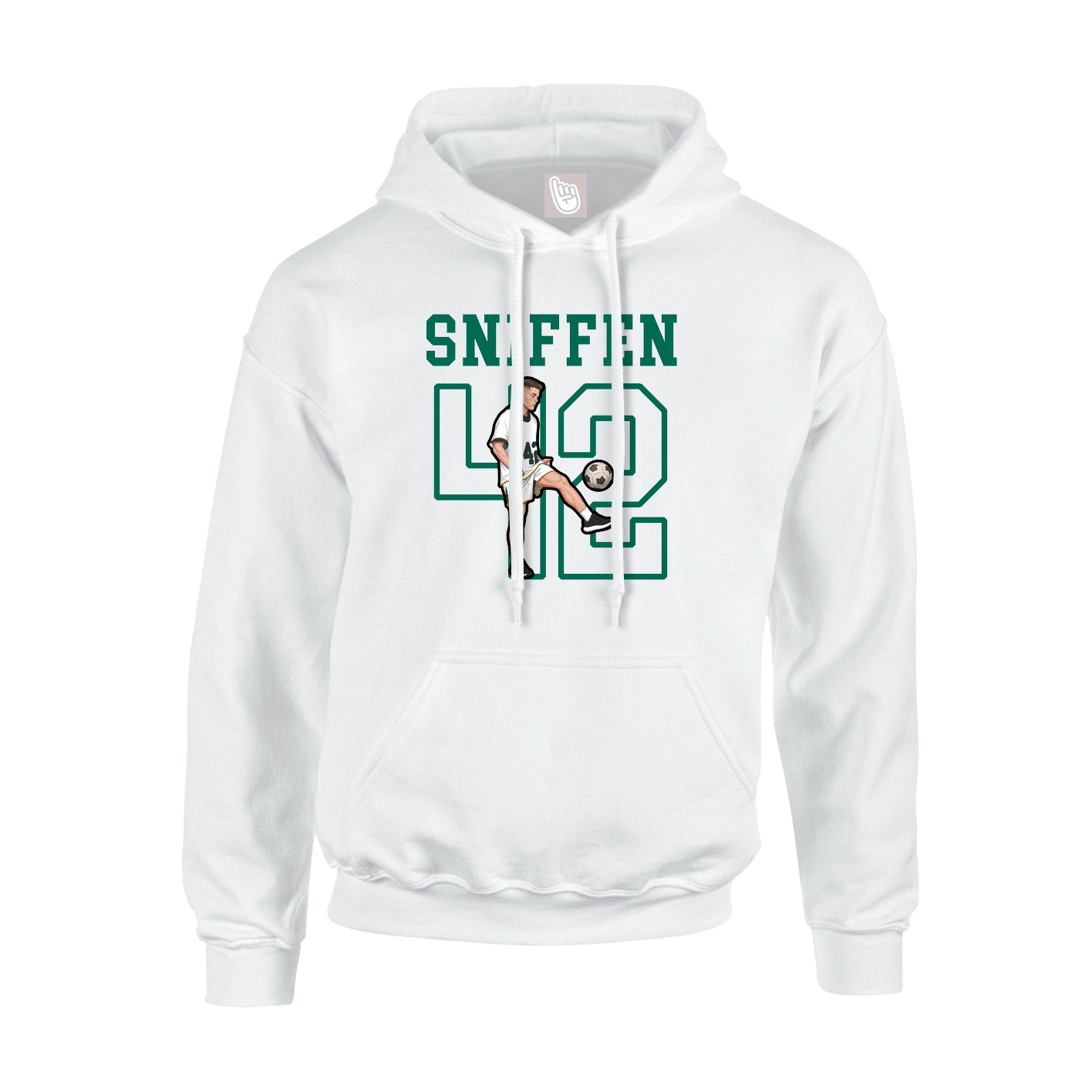 Youth Hoodie — Shirsey in White