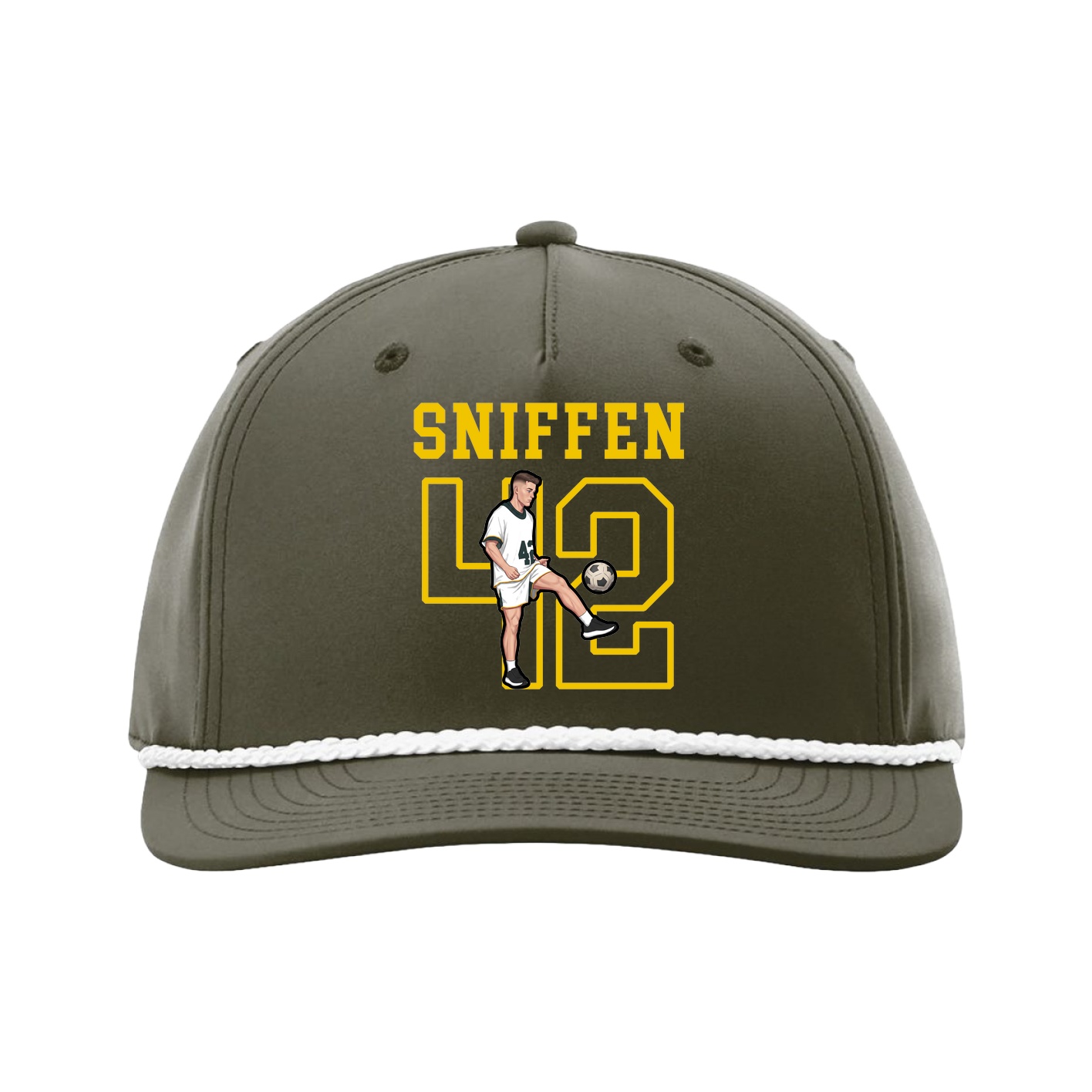 Five-Panel Classic Rope Cap — Shirsey in Green