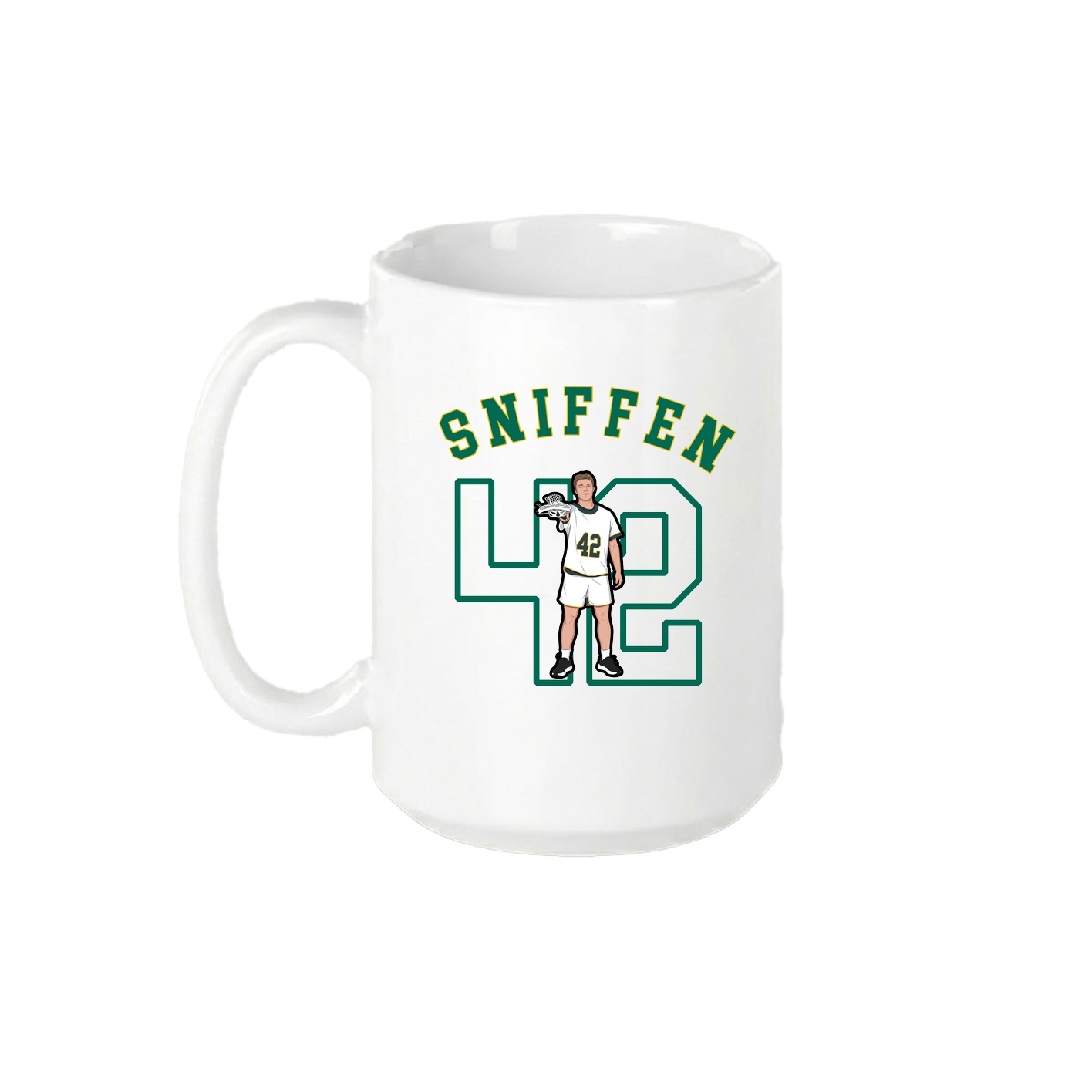 15oz Coffee Mug — Shirsey Arch in White