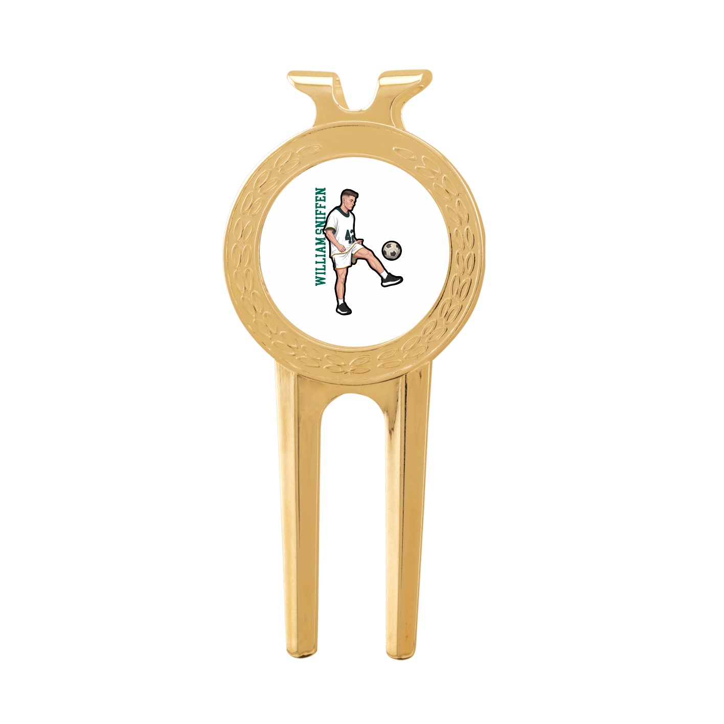 Divot Tool with Ball Marker — Name Vertical in Classic