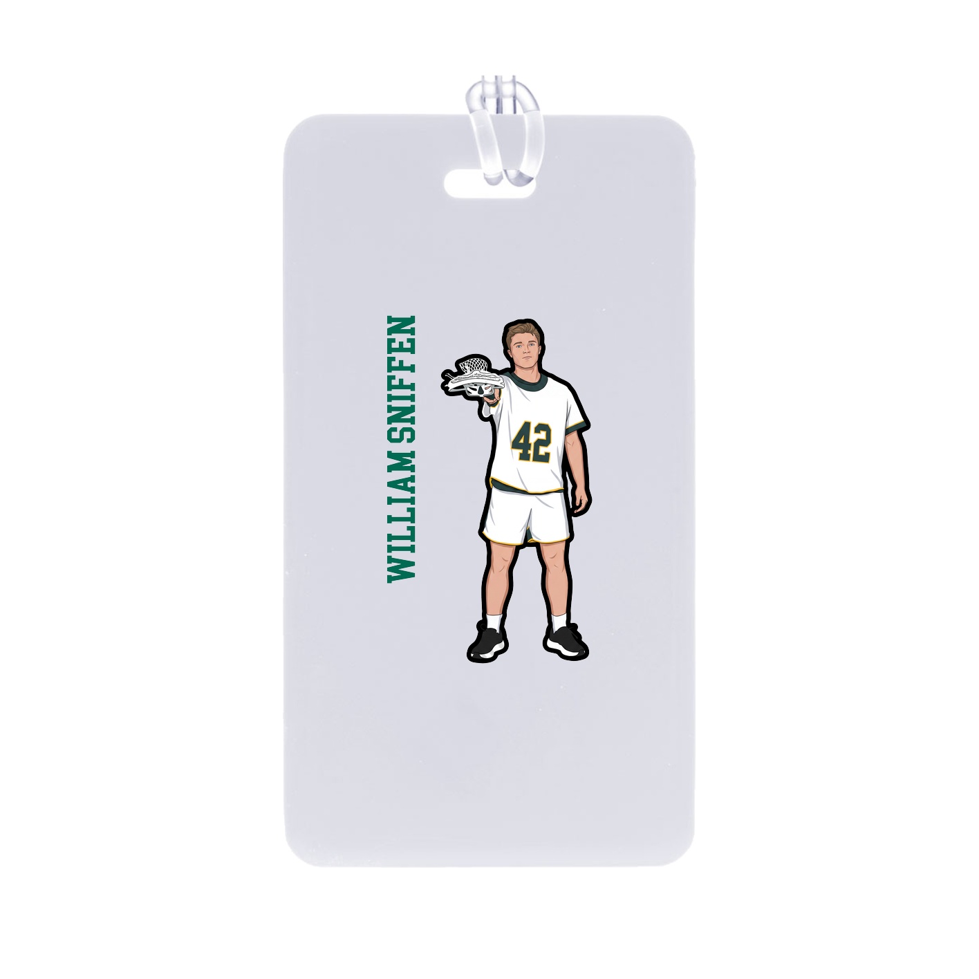 Bag Tag — Name Vertical in Classic
