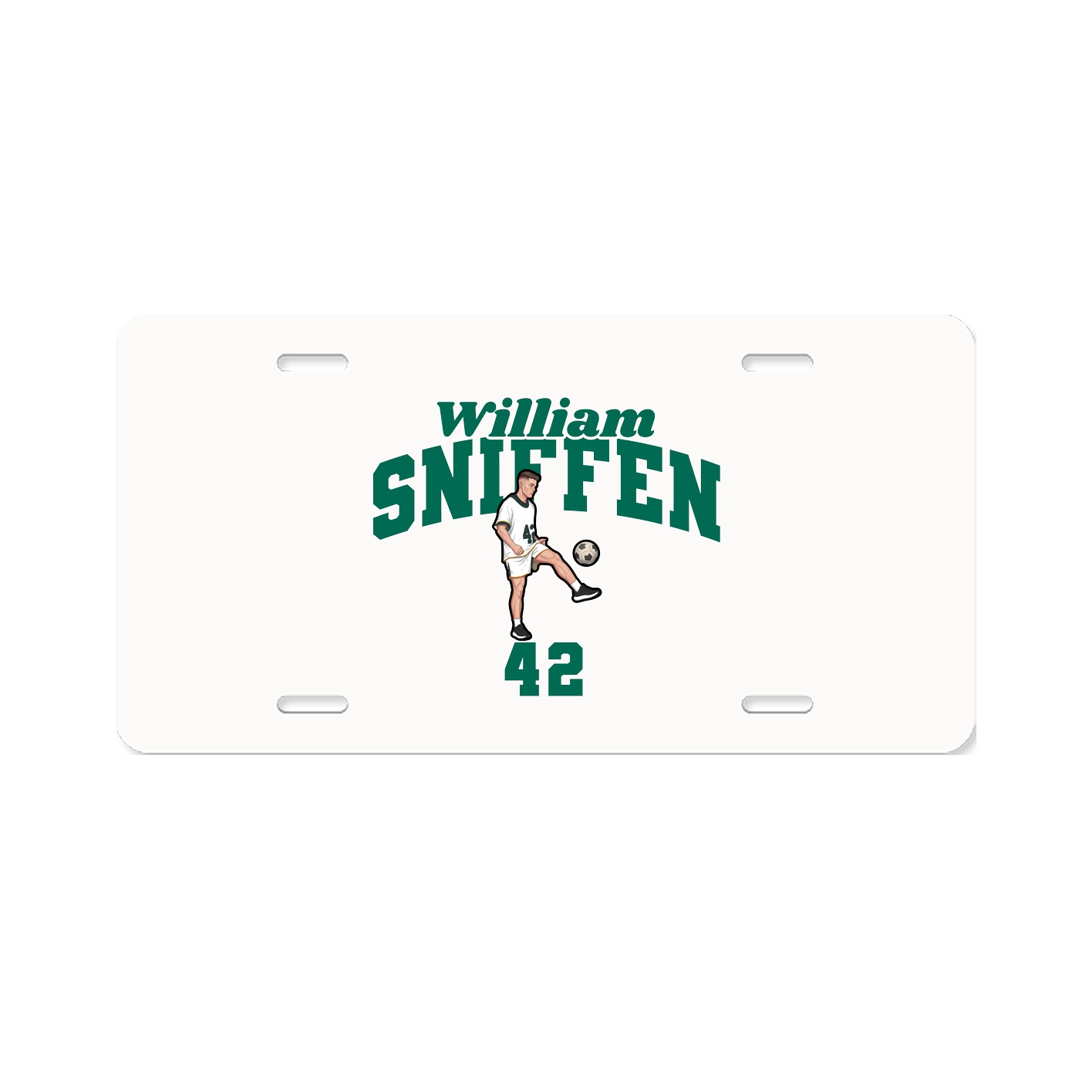 License Plate — Signature Arch in Classic