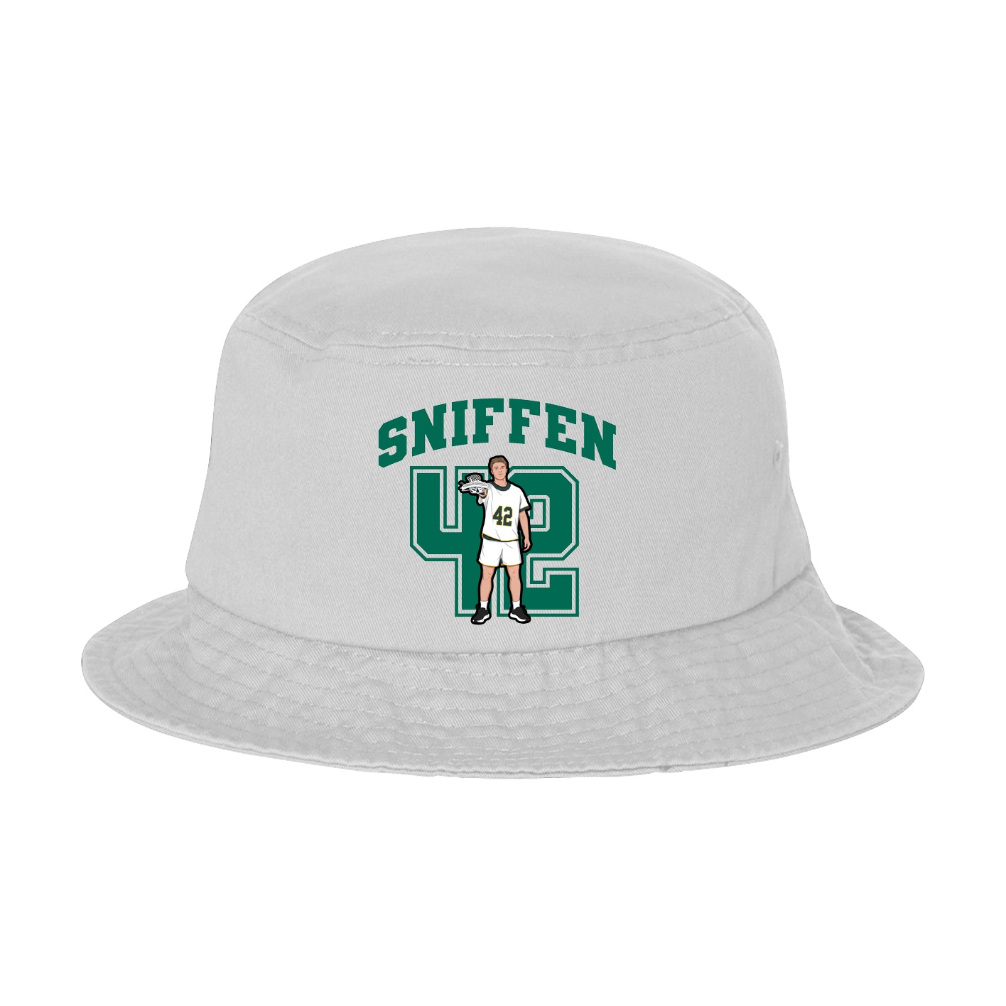 Bucket Cap — Number in White