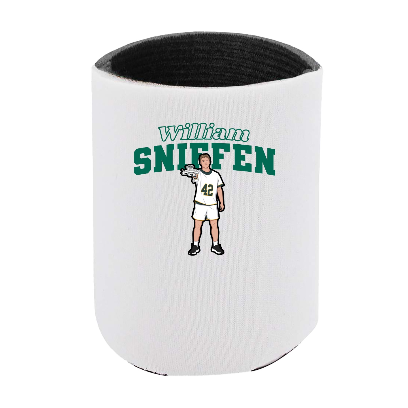 Can Holder — Name Arch in White