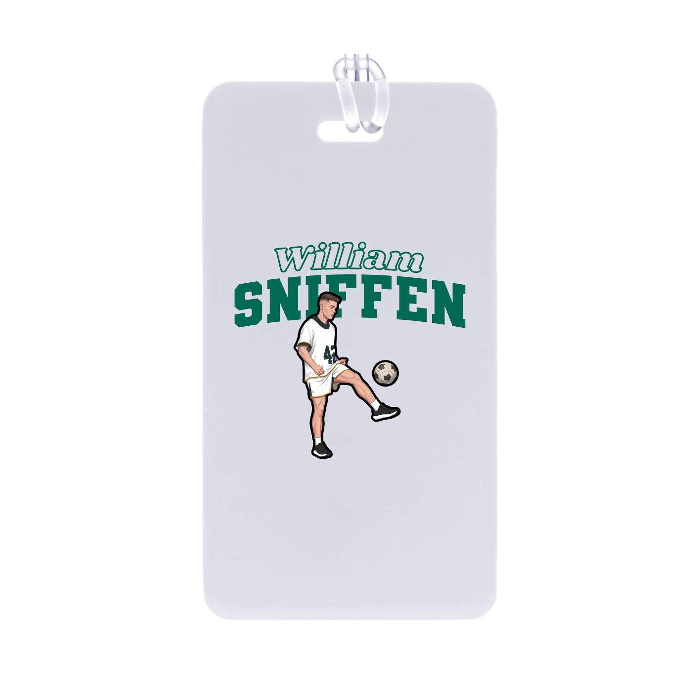 Bag Tag — Name Arch in Classic