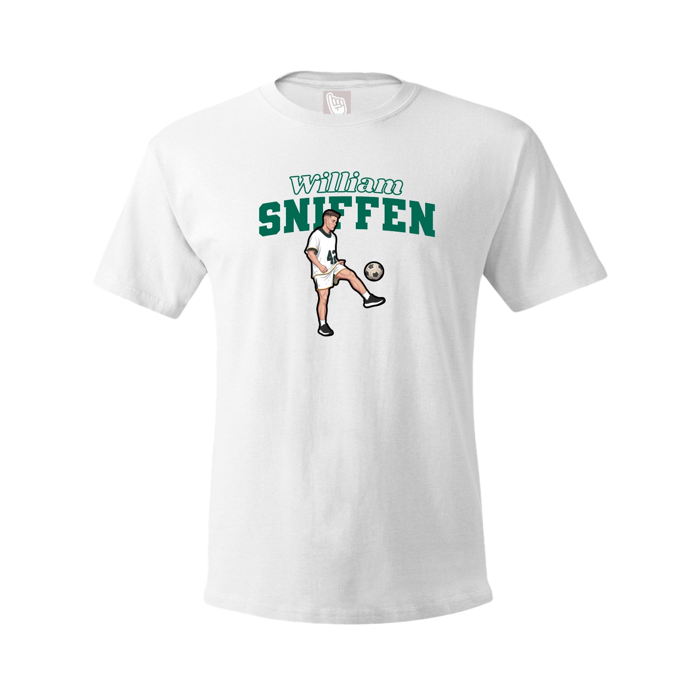 Tee — Name Arch in White
