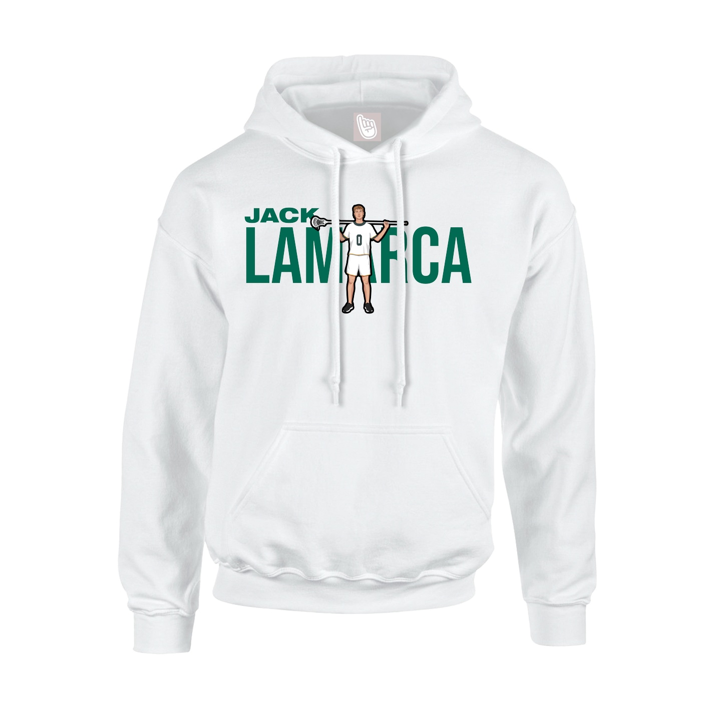 Hoodie — Player Name in White