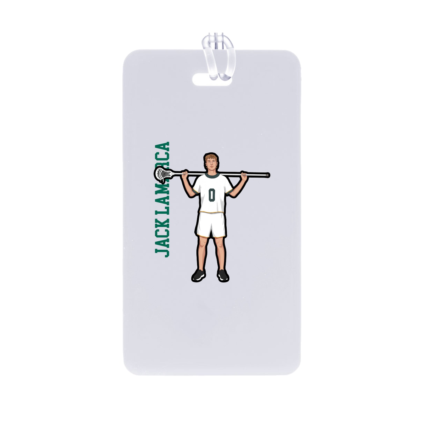 Bag Tag — Name Vertical in Classic