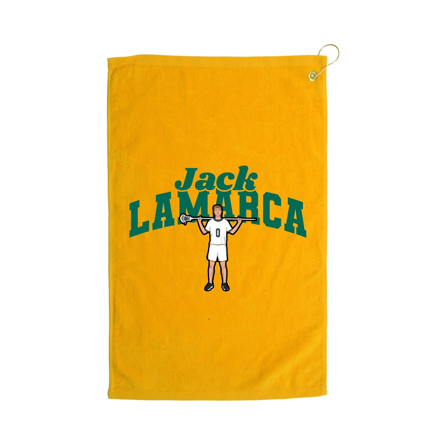 Golf Towel — Signature Arch in Gold