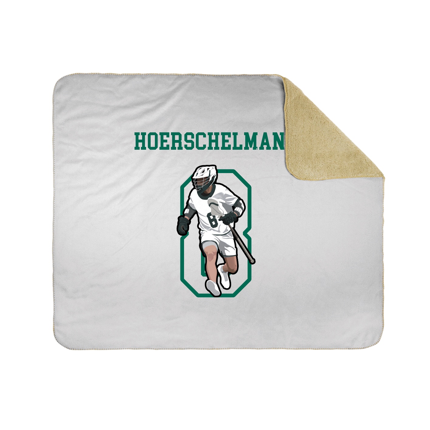 Throw Blanket — Shirsey in White