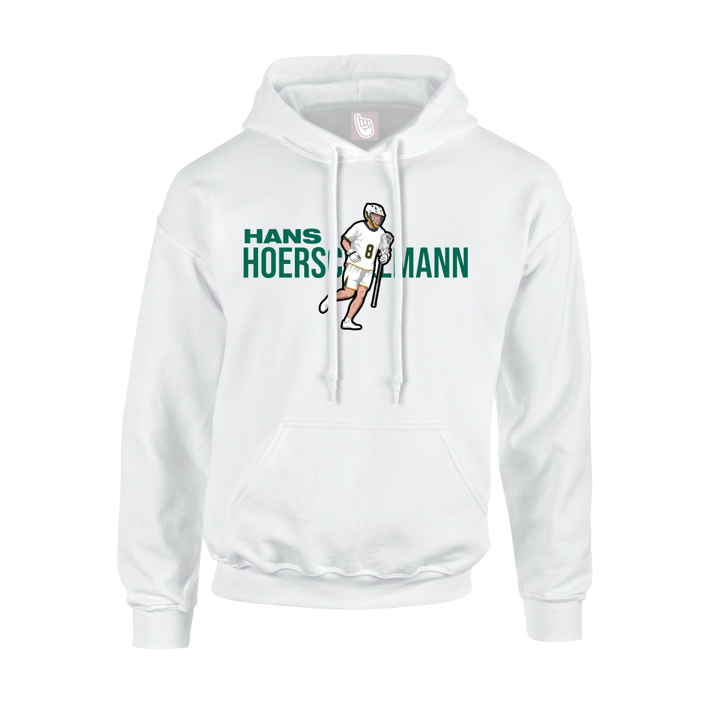 Hoodie — Player Name in White