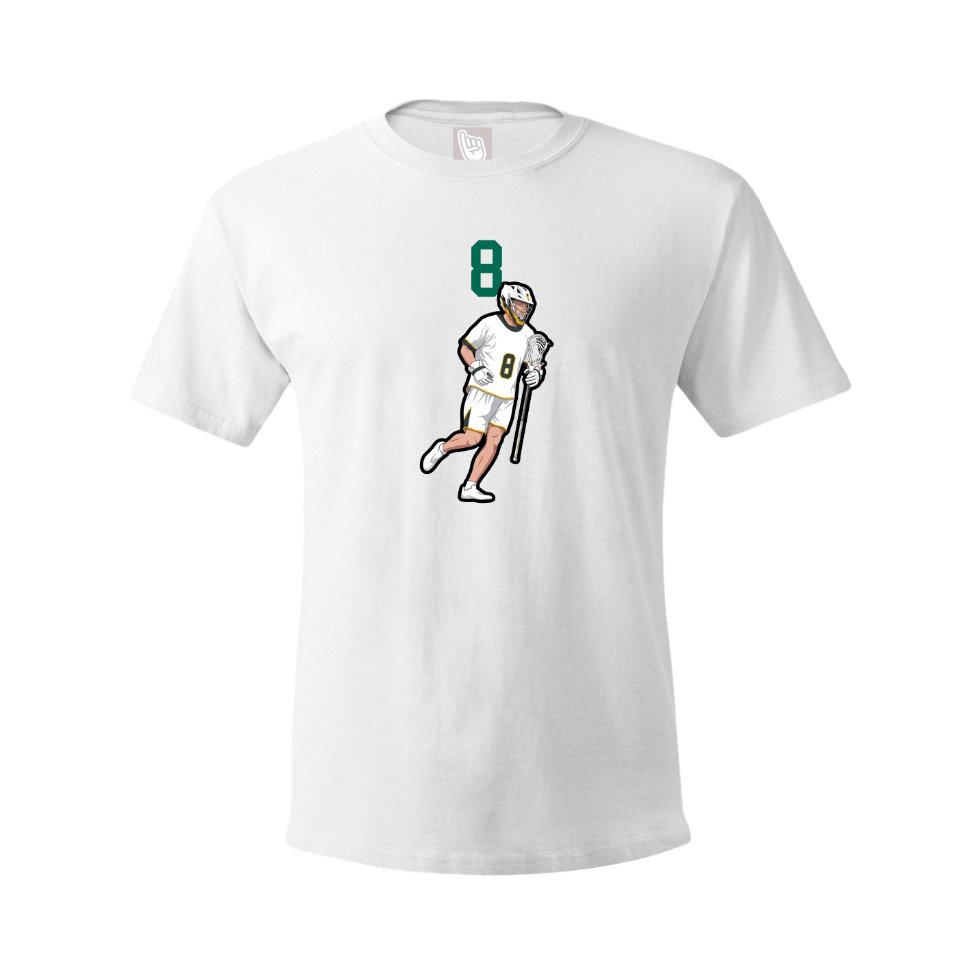 Tee — Number Top in White