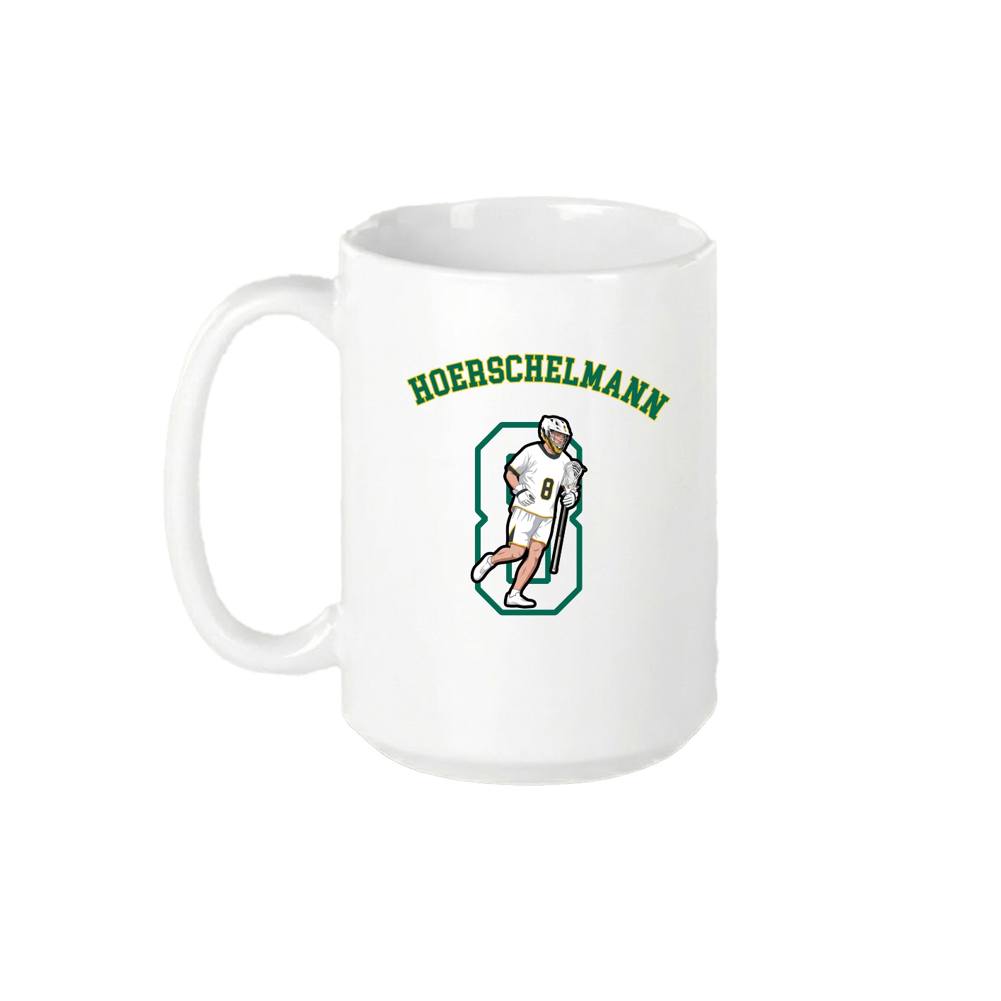 15oz Coffee Mug — Shirsey Arch in White