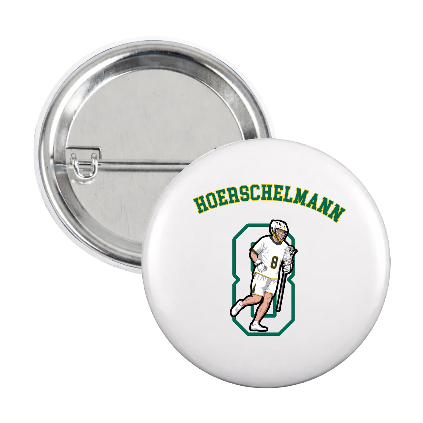 Game Day Button — Shirsey Arch in White