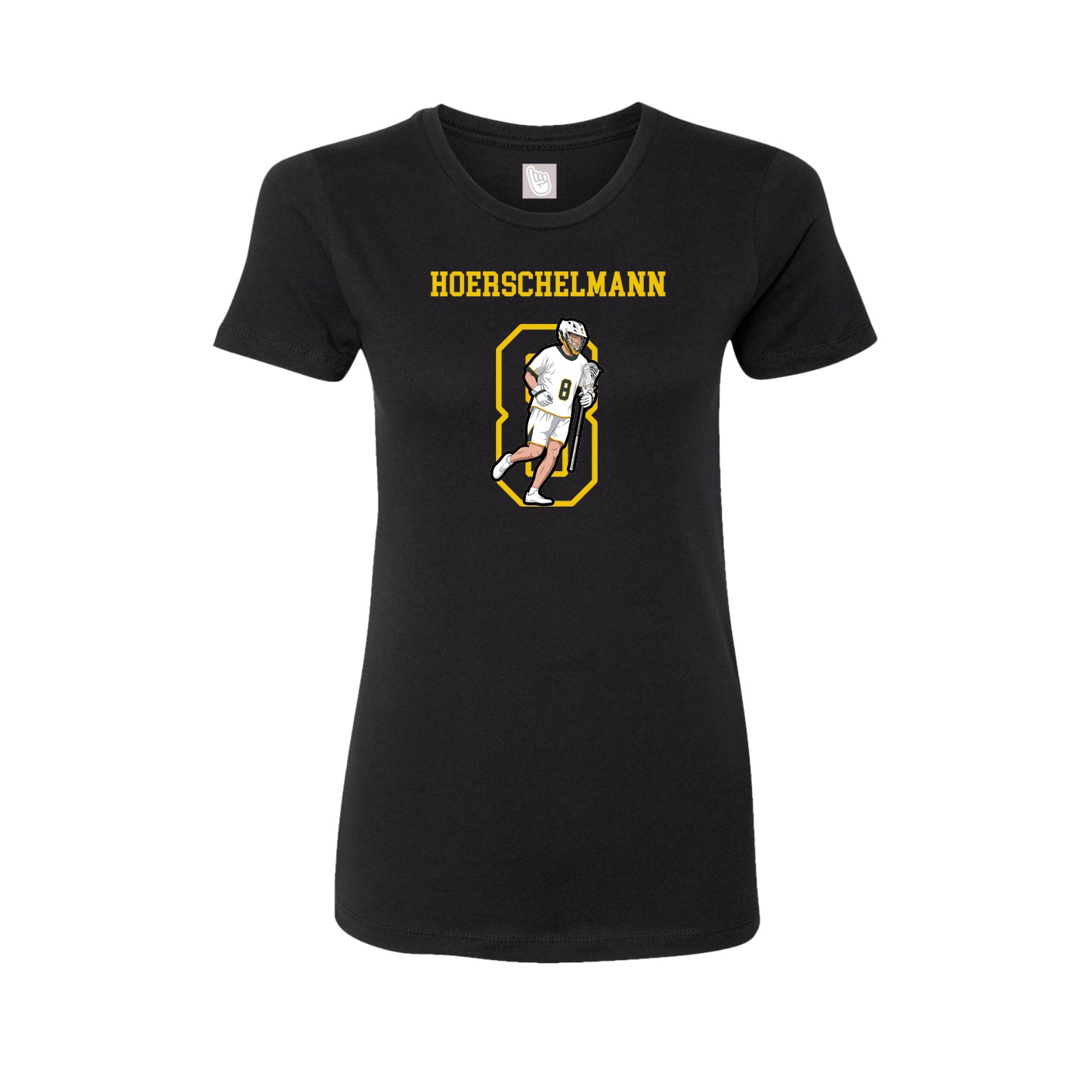 Fitted Women's Tee — Shirsey in Black