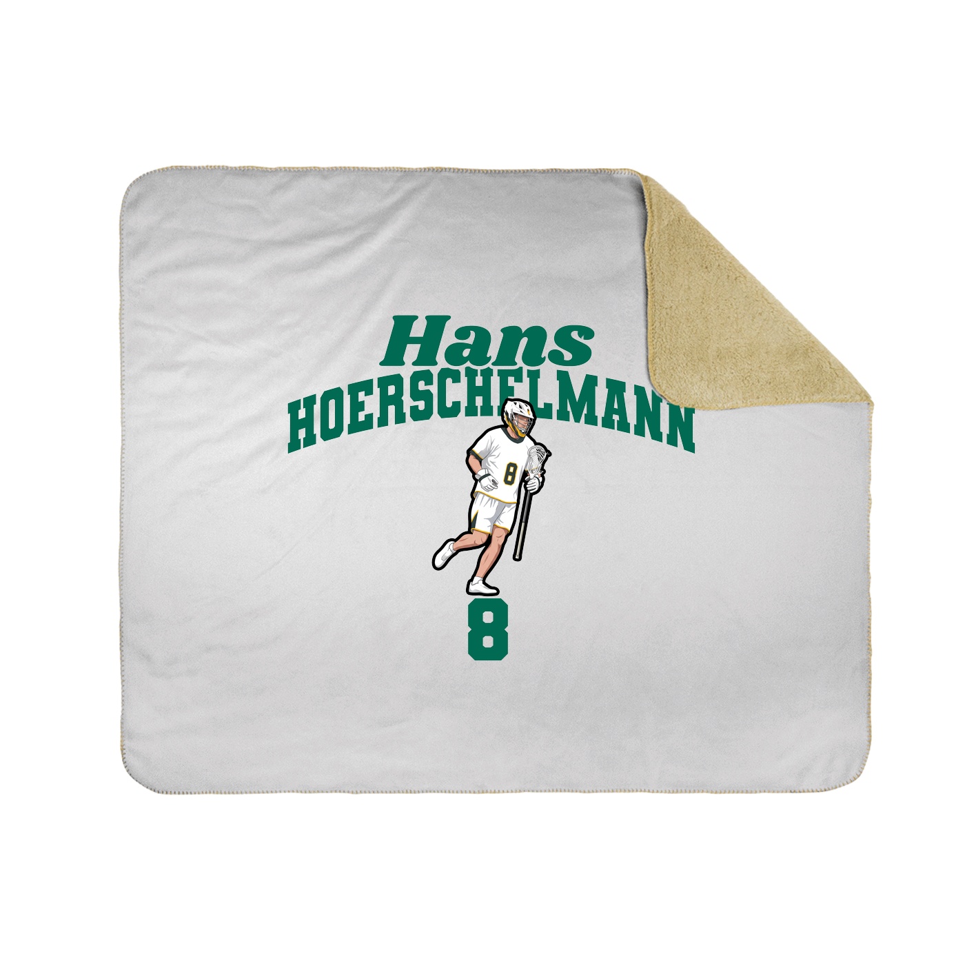 Throw Blanket — Signature Arch in White
