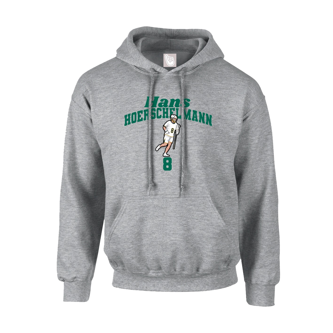 Hoodie — Signature Arch in Grey
