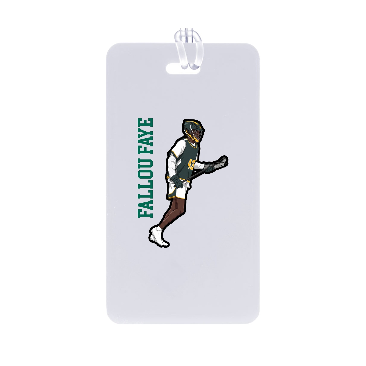 Bag Tag — Name Vertical in Classic