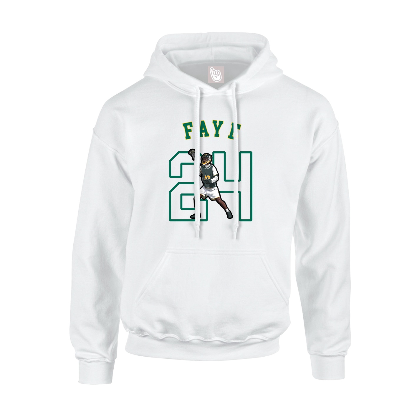 Hoodie — Shirsey Arch in White