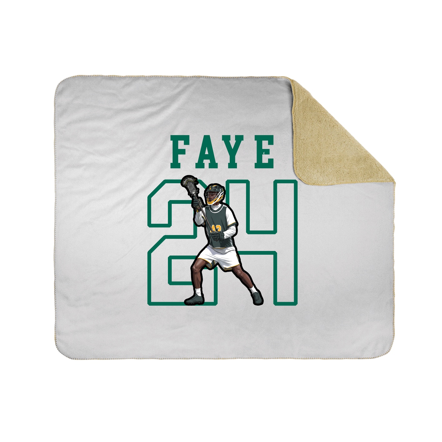Throw Blanket — Shirsey in White