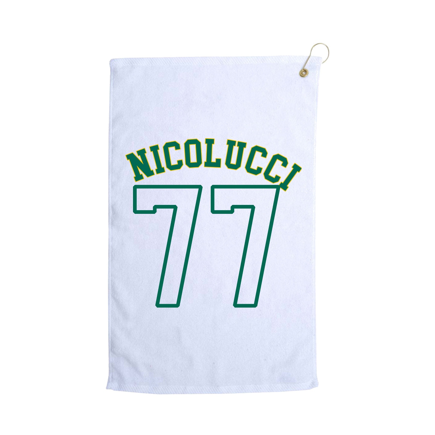 Golf Towel — Shirsey Arch in White
