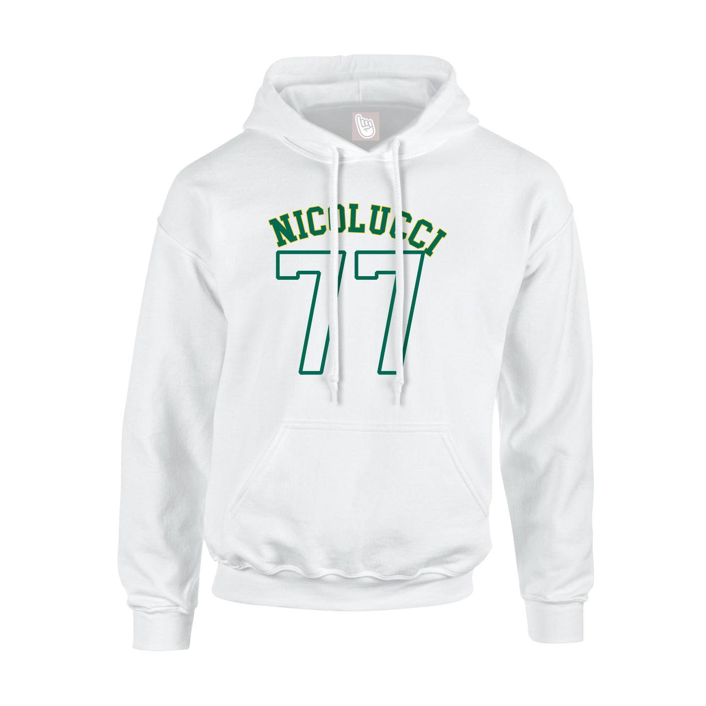 Hoodie — Shirsey Arch in White